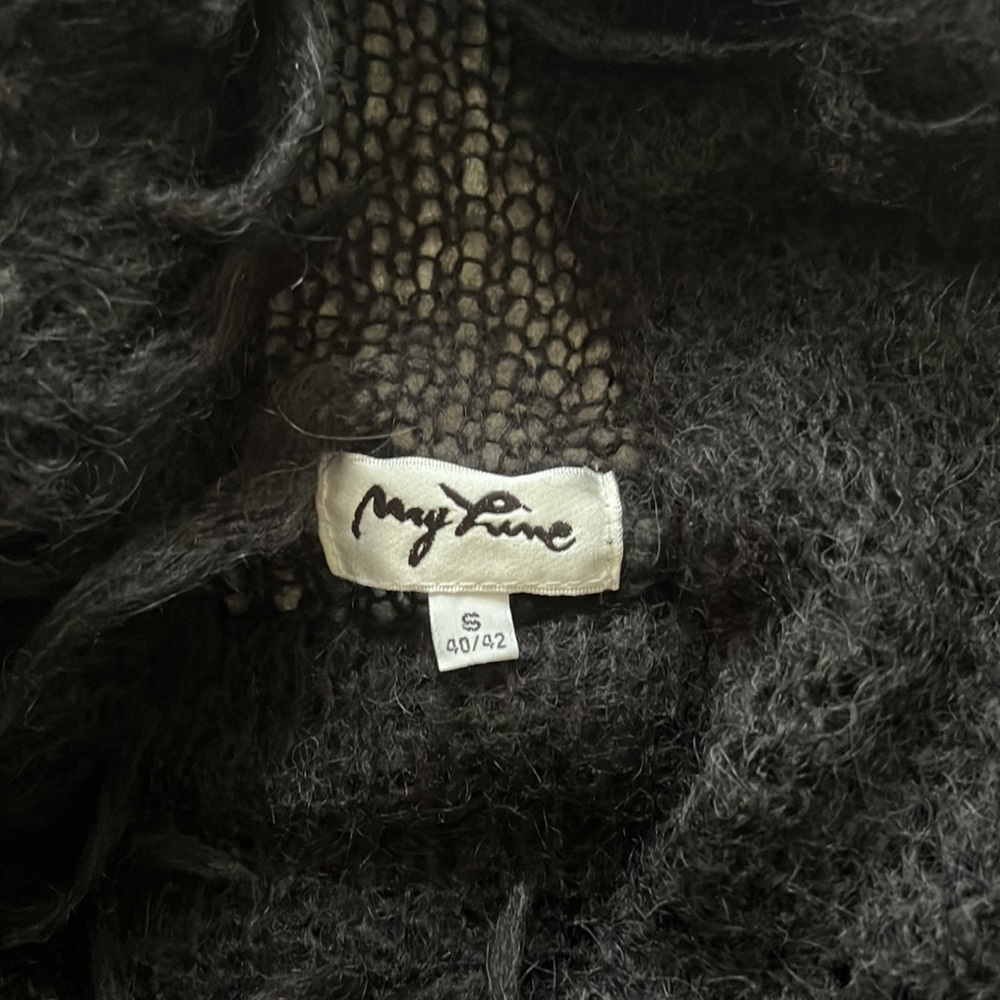 Black sweater.